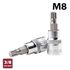 FIXMAN 3/8' Dr.bit Spline Socket M8